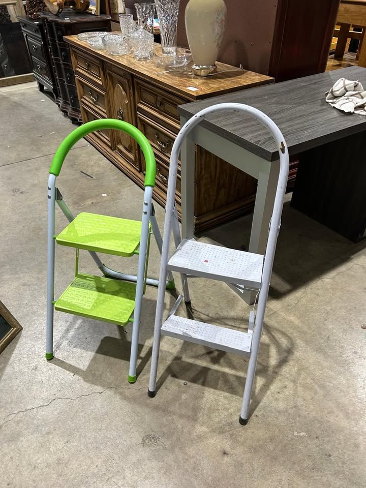 2 Step folding stool - 2 Available