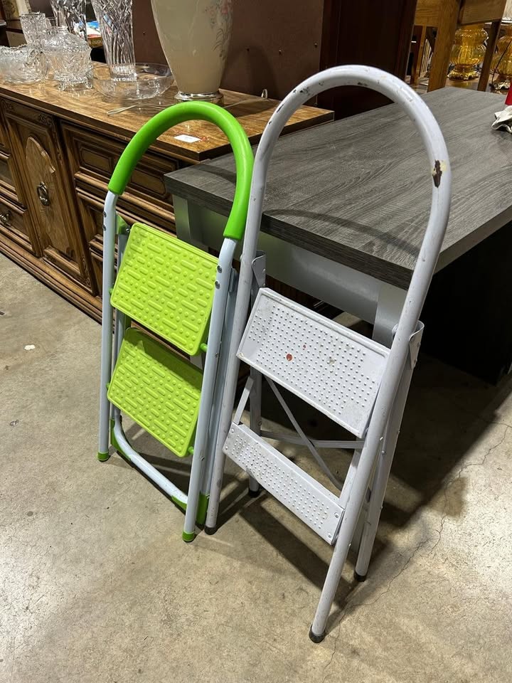 2 Step folding stool - 2 Available