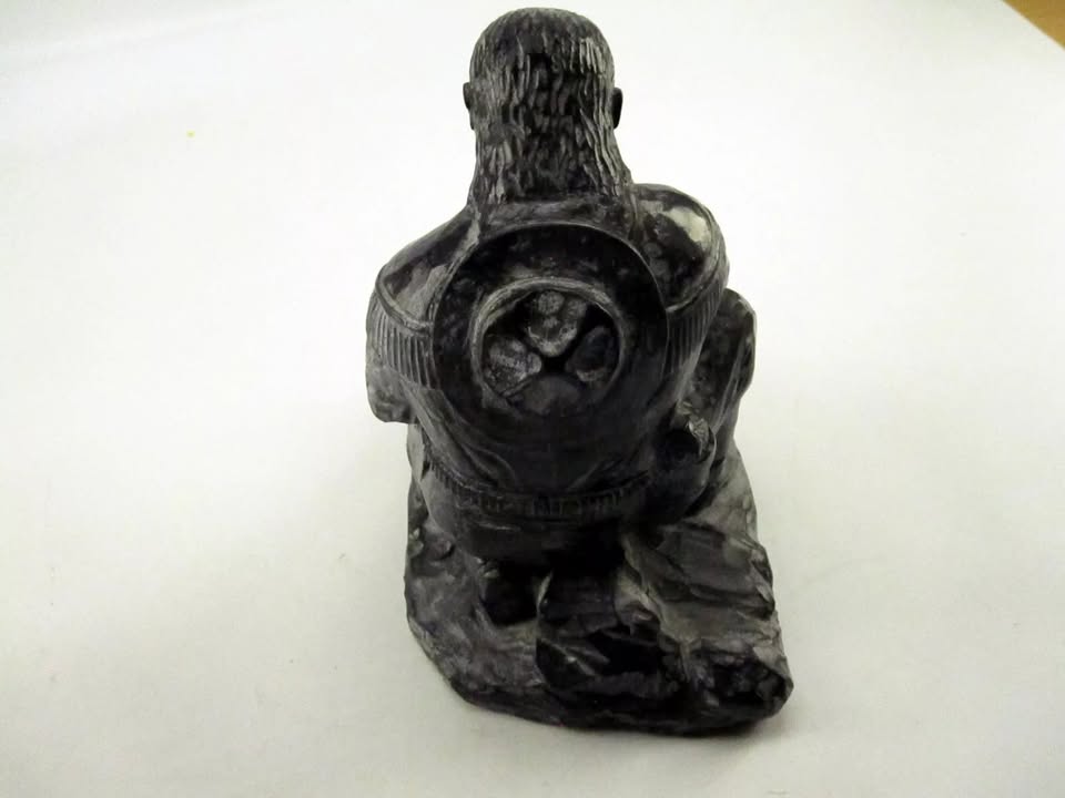 Jolin 9" Canada Soapstone Vintage Gold Panner Pioneer