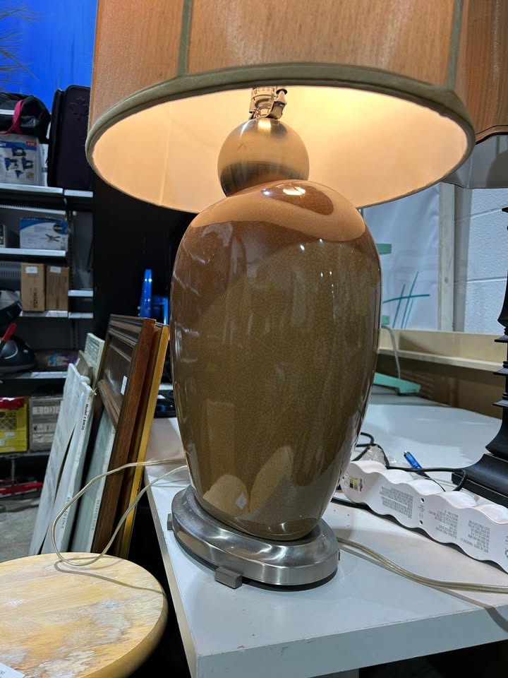 Brown(ish) Table Lamps - 2 Available