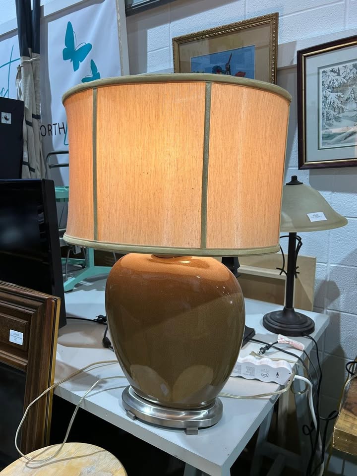 Brown(ish) Table Lamps - 2 Available