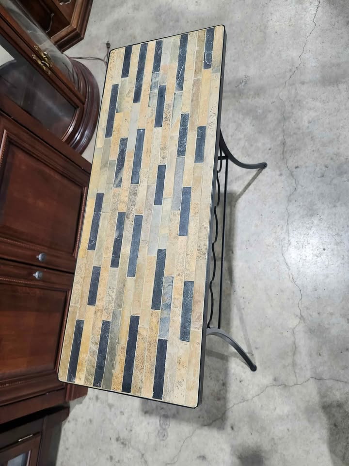 Pier 1 Imports Tile Top Wine Rack/Table