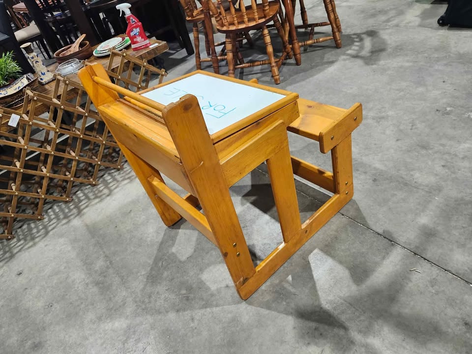 Vintage Children's Arts/Crafts School Desk