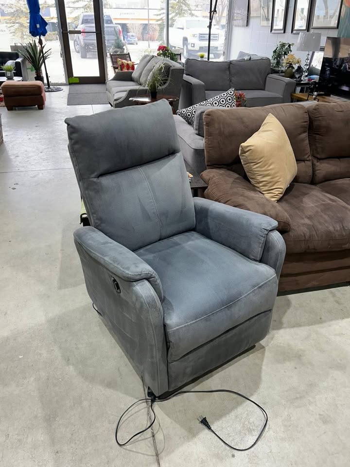 ABILDSKOV Fabric Power Recliner Armchair