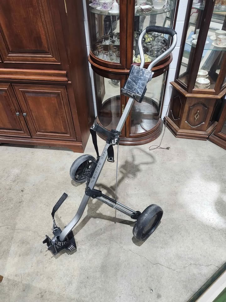 Collapsible 2-Wheeled Golf Push Cart - Cart Caddie Falcon