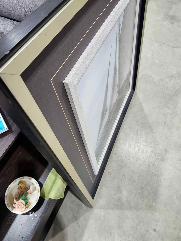 Mercana Sailing South Framed 30" H x 29.5" W Coastal Glass Print