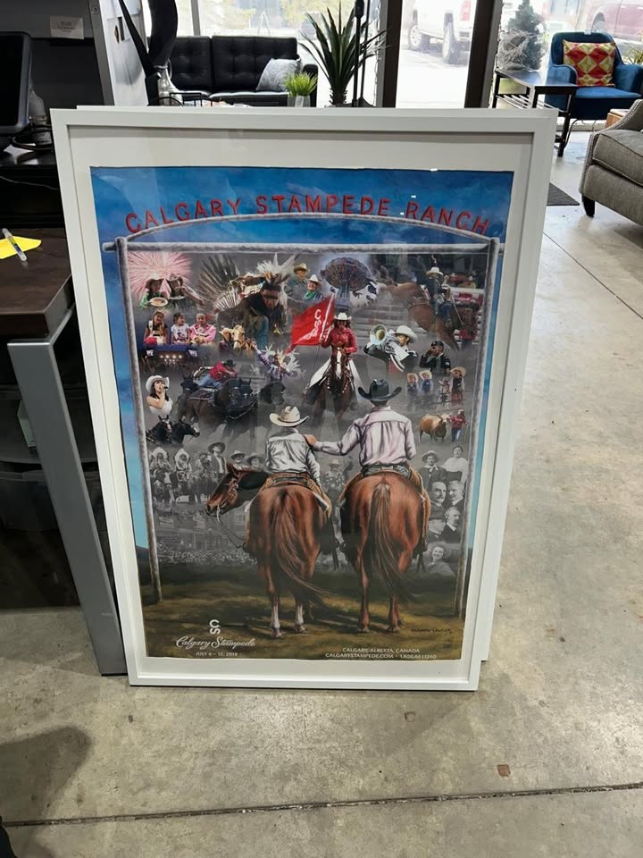Calgary Stampede 2018 Poster Framed - 2 available