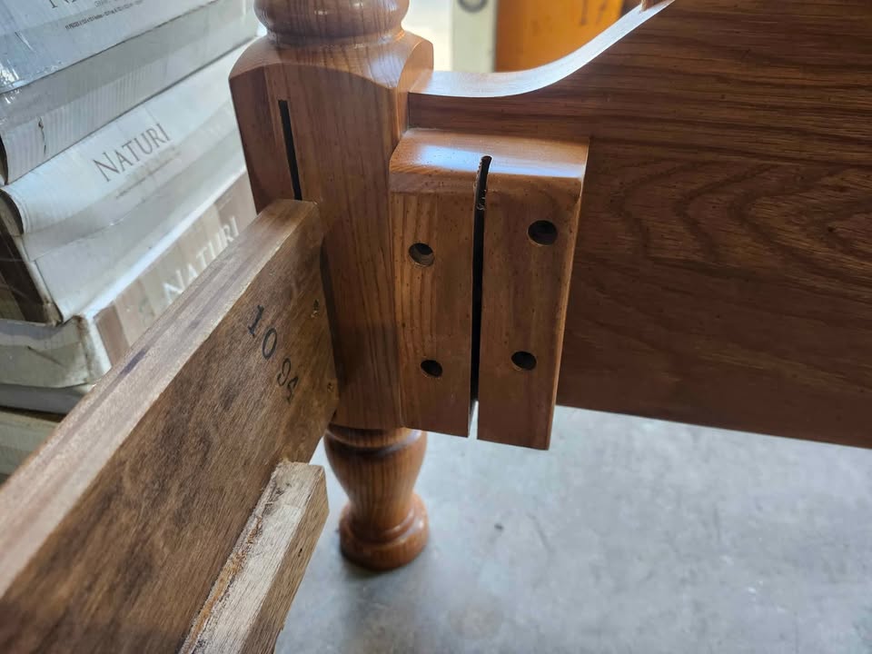 Solid Wooden Adjustable Queen/Double Bed Frame