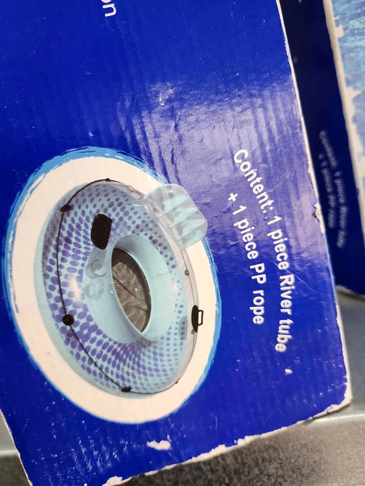 New! Inflatable River Tube with Mesh Bottom - 2 Available