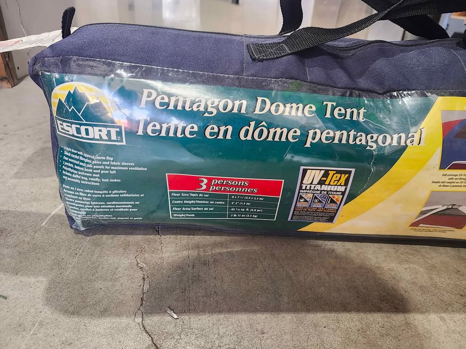 Escort Pentagon 3-Person Dome Tent