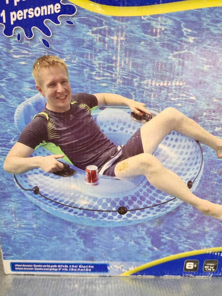 New! Inflatable River Tube with Mesh Bottom - 2 Available