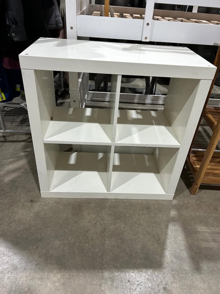 IKEA White Kallax 4 Shelf unit