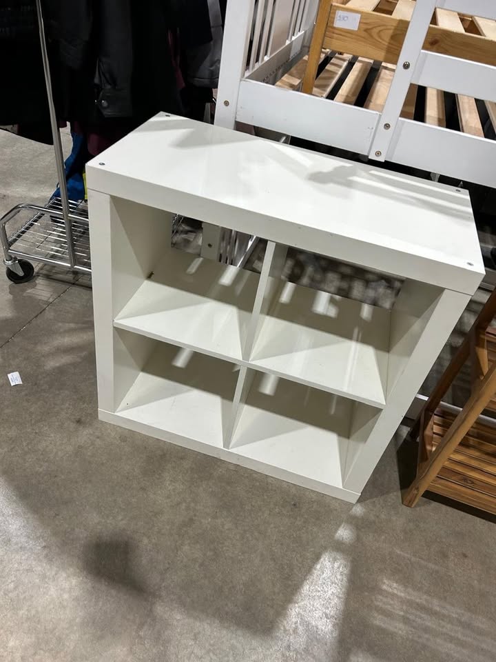 IKEA White Kallax 4 Shelf unit