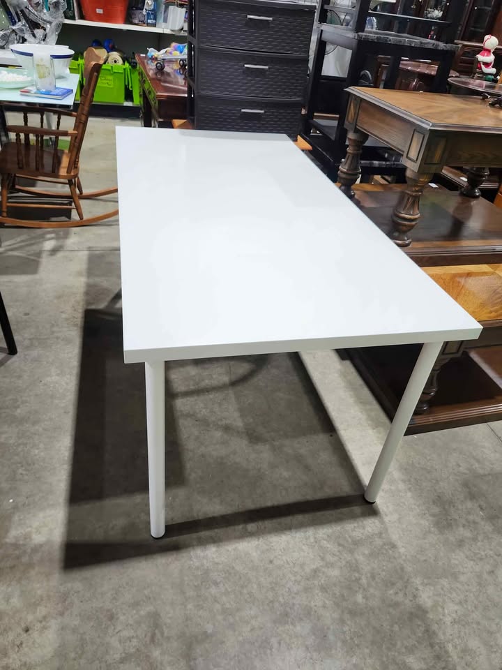 Ikea LAGKAPTEN Large Dining Table/Desk - White