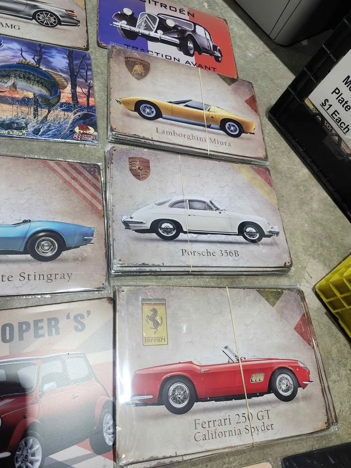 Vintage Metal Signs - 100s available!