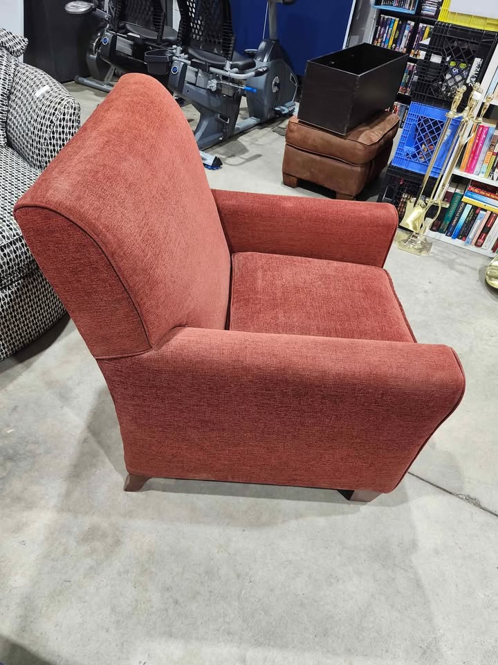 Red Upholstered Armchair - Whittaker Furniture