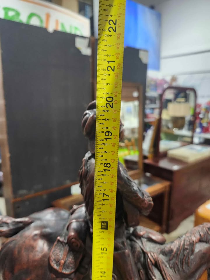 Vintage Austin Prod. Western Cowboy & Horse Sculpture
