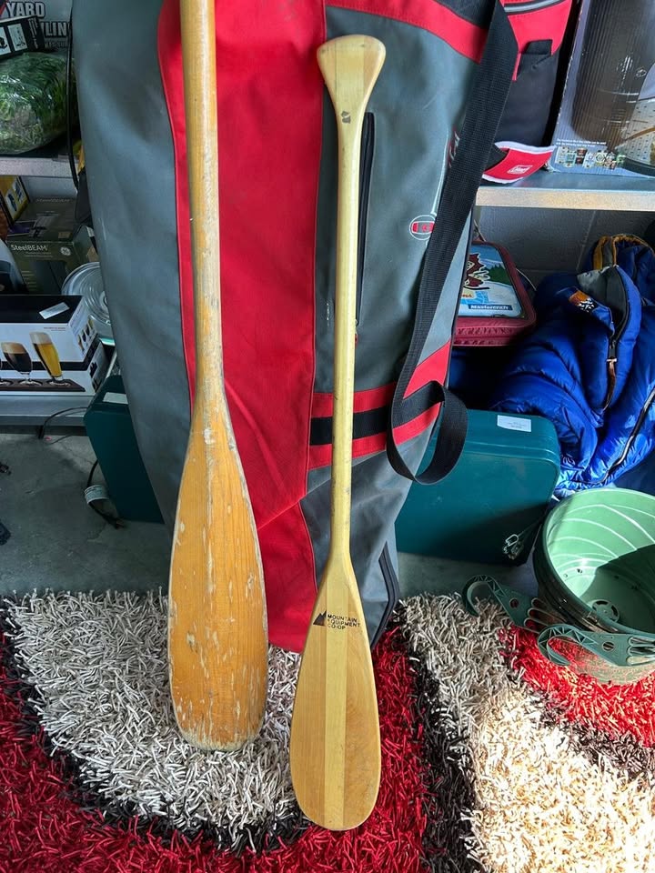 Wooden Canoe/Other Paddle - 2 Available