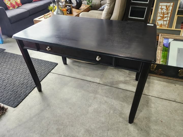 Ashley Black Writing Desk with Drawer