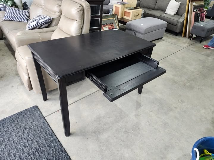 Ashley Black Writing Desk with Drawer