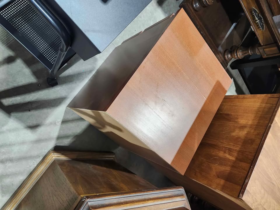 Ikea MALM 2-Drawer Nightstand - Oak Effect