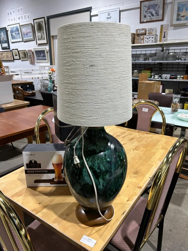 Green Base Table Lamp
