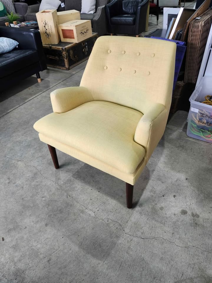 Yellow Accent Armchair