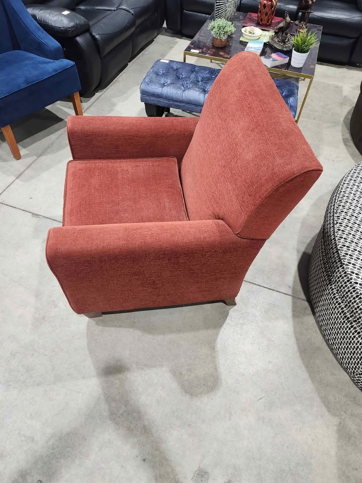 Red Upholstered Armchair - Whittaker Furniture