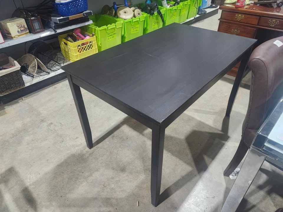 Ikea LERHAMN Dining Table - Black