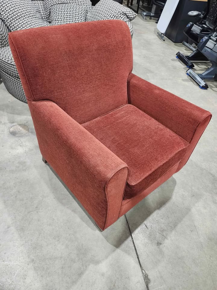 Red Upholstered Armchair - Whittaker Furniture