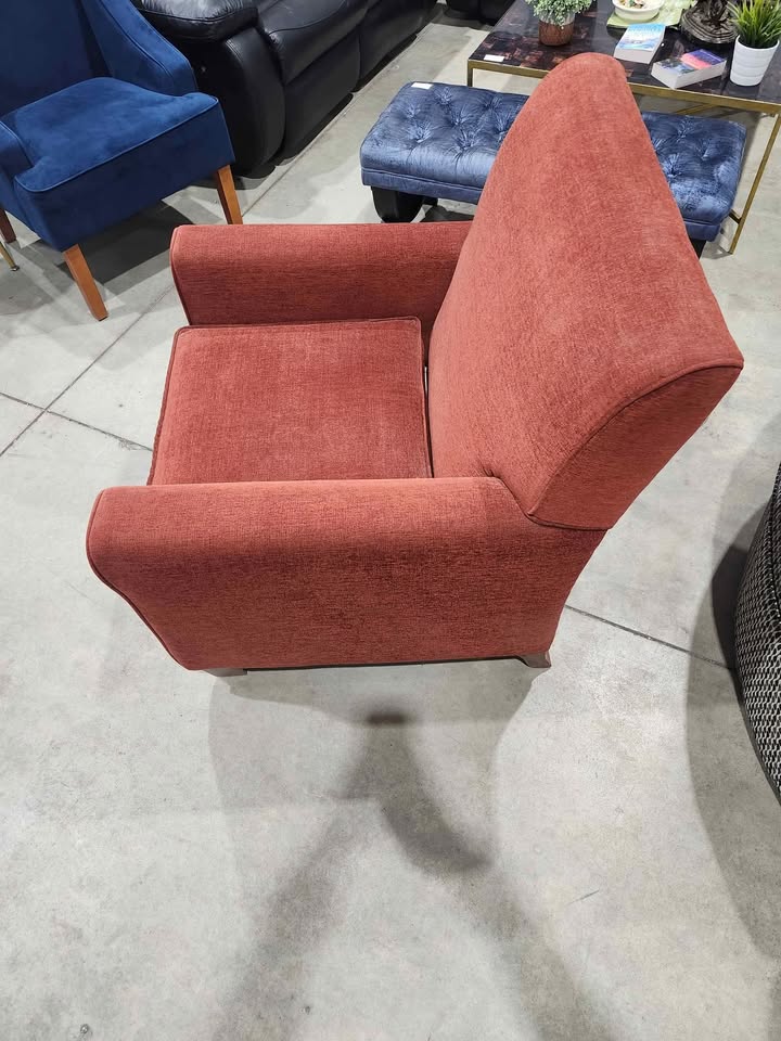 Red Upholstered Armchair - Whittaker Furniture