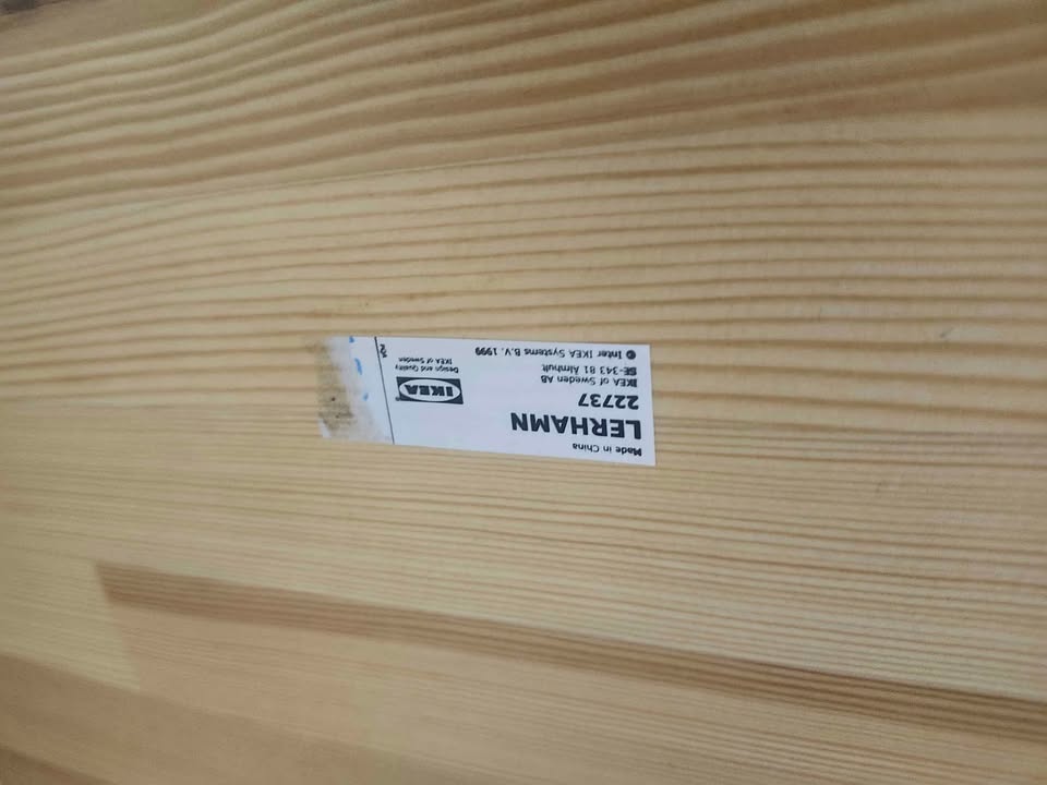 Ikea LERHAMN Dining Table - Black
