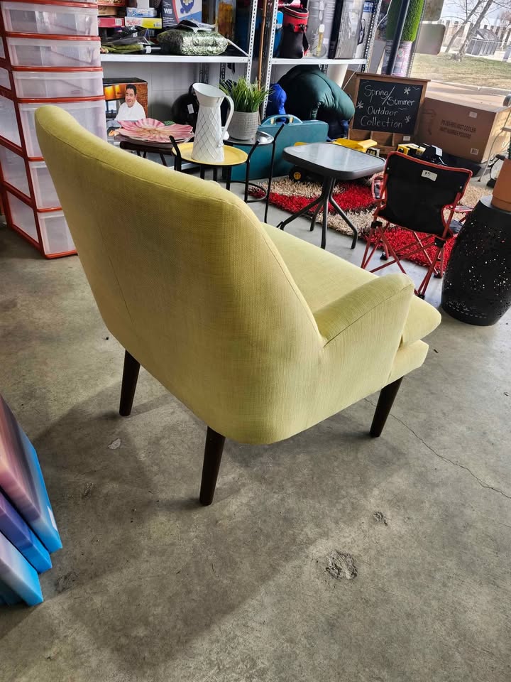 Yellow Accent Armchair