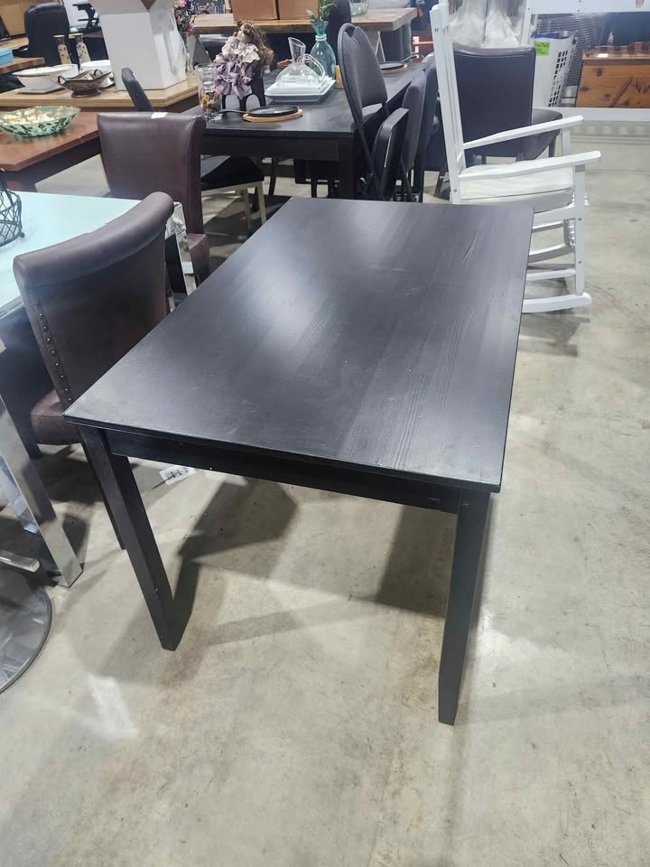 Ikea LERHAMN Dining Table - Black