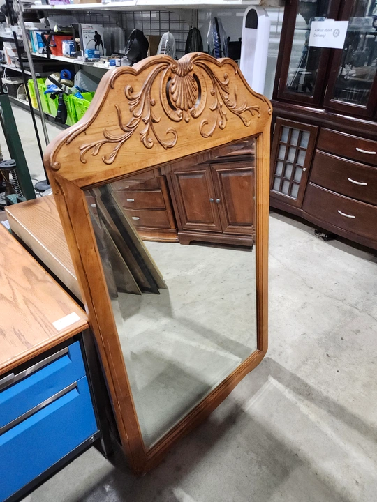 Vintage Ethan Allen Legacy Wooden Wall Mirror