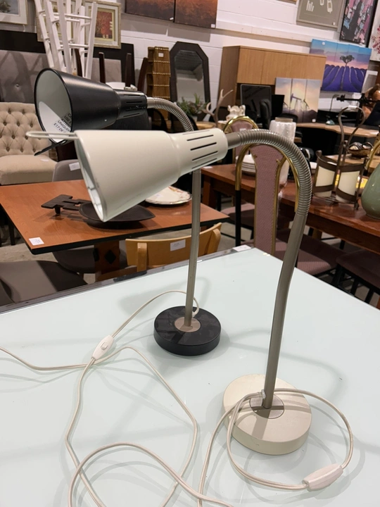 Gooseneck Desk Lamps - 2 Available