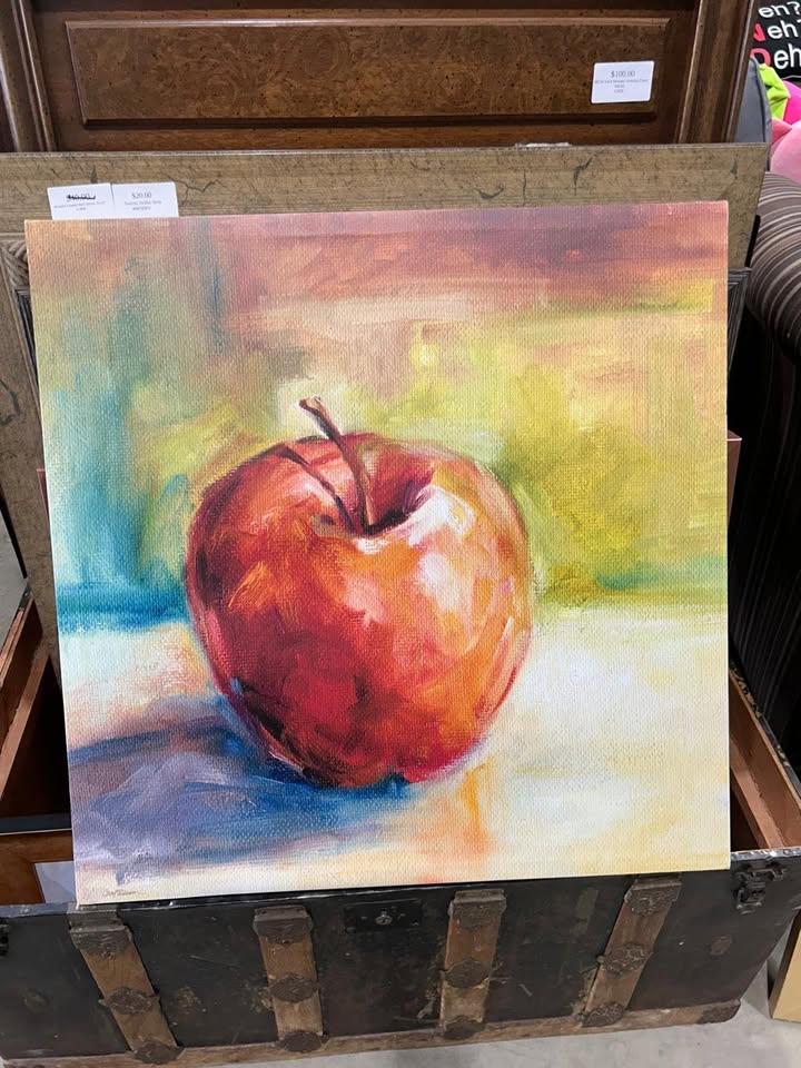 Red Apple Canvas Wall Art
