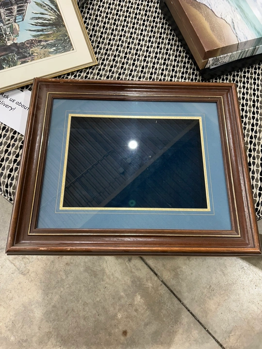 Vintage Wooden Shadow Box Frame with Compartment - 4 Available