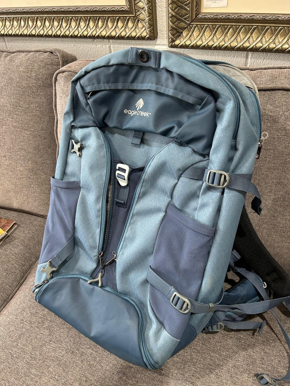 Eagle Creek Backpack, Blue, Carry-on Size