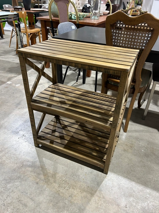 3-Tier Shelf unit - Rustic look