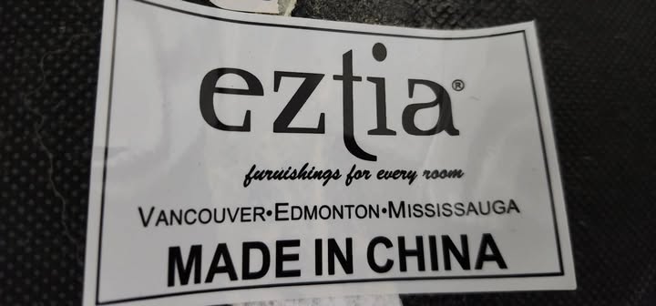 Black Genuine Leather Dining Chairs Set - Eztia Furnishings