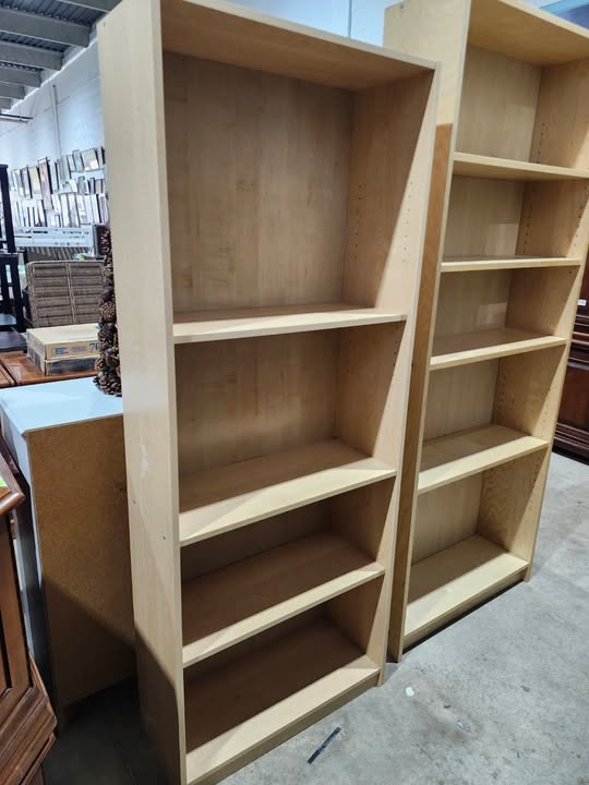 Tall Bookcase - Light Wood