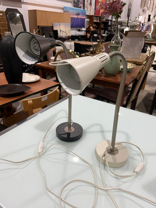 Gooseneck Desk Lamps - 2 Available