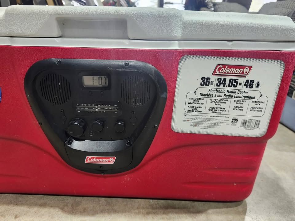 Coleman 36 Quart Electronic Radio Cooler