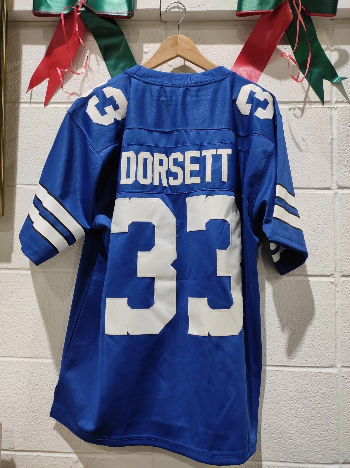 Throwbacks Authentics Dallas Cowboys Stitched Football Jersey #33 Tony Dorsett