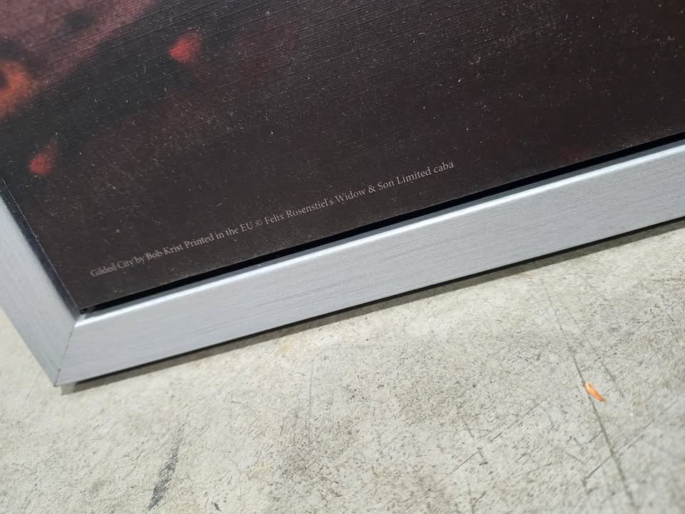 Large Framed Brooklyn Bridge Print