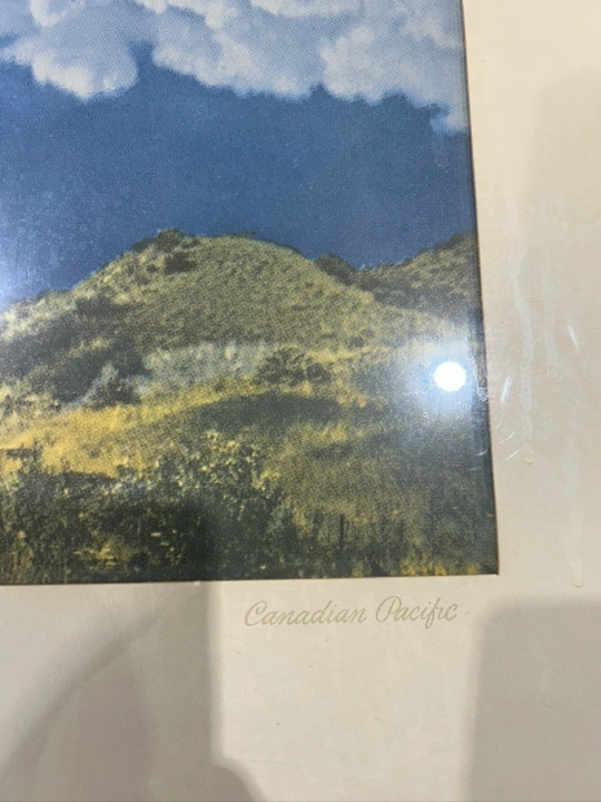 Vintage Okanagan Lake Canadian Pacific Railway Print