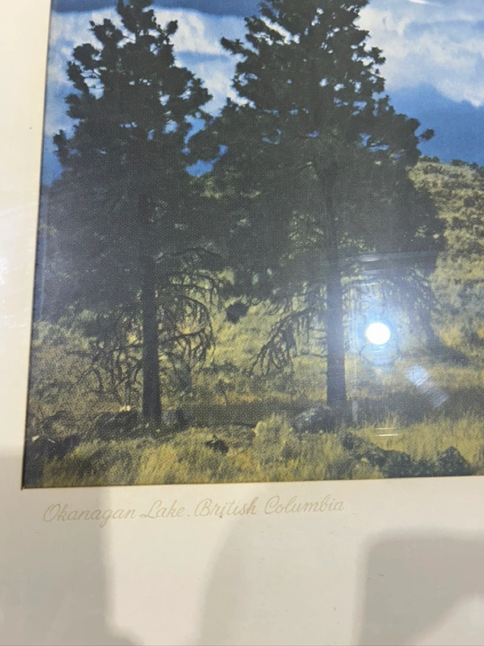 Vintage Okanagan Lake Canadian Pacific Railway Print