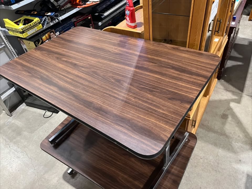 Two Adjustable Height Office Desks