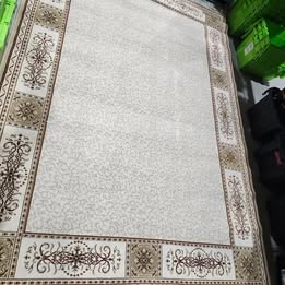 Large Beige Area Rug 11.15ft X 7.8ft